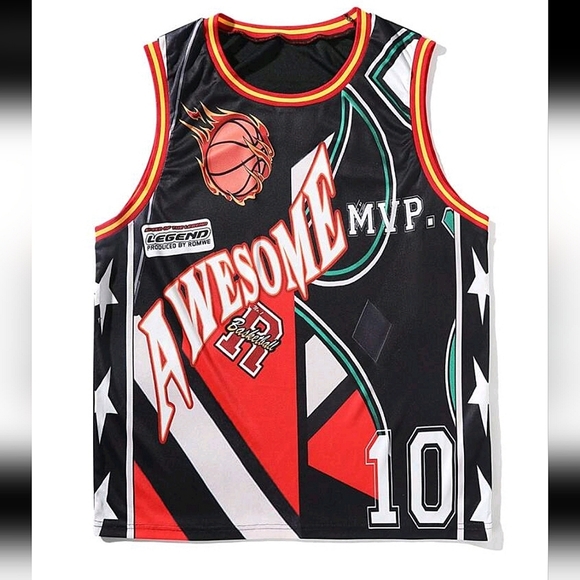 New! ROMWE basketball Jersey tank top - Picture 2 of 3